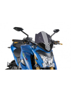 Puig Naked NG Sportscheibe fur Suzuki GSX-S1000 18-20 Dunkelgrau