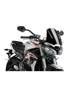 puig naked ng sport screen for triumph street triple rs 20-22 black