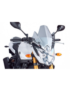 Puig Naked NG Sportscheibe fur Yamaha FZ8 13-16, hellgrau
