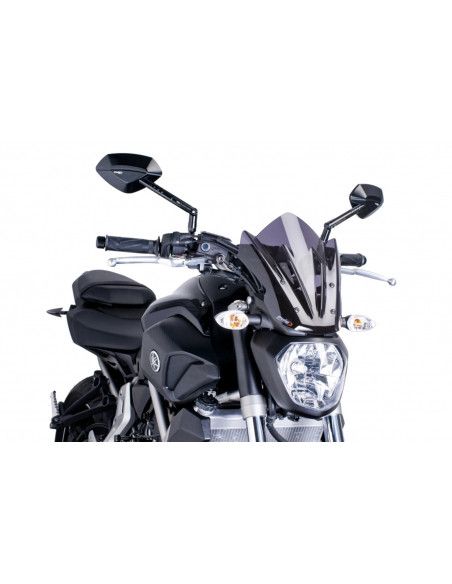 puig naked ng sport screen for yamaha mt-07 2017 dark smoke
