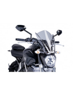Bulle de tourisme Puig Naked NG pour Yamaha MT-07 2017, teinte fumee claire