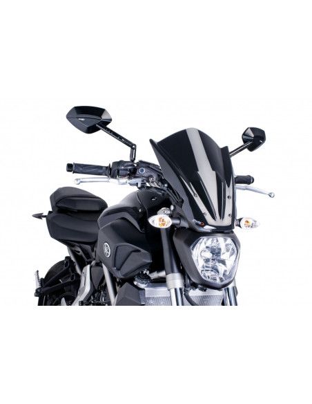 Bulle de tourisme Puig Naked NG pour Yamaha MT-07 2017 noire