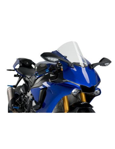 Parabrisas Puig R-Racer para Yamaha YZF-R1M 17-19 Transparente