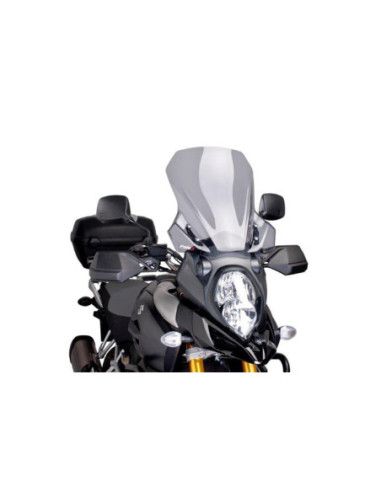 Puig Touring Windshield for Suzuki DL1000 V-Strom 17-19 Light Smoke