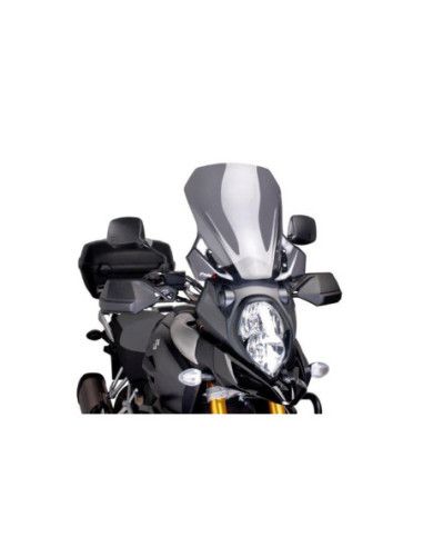 Puig Touring Windshield for Suzuki DL1000 V-Strom 17-19 Dark Smoke