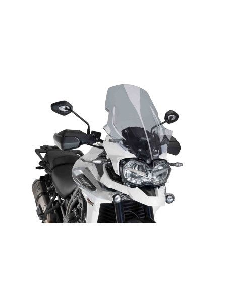 Puig Touring Windshield for Triumph Tiger 1200 Explorer XCX 18-20 Light Smoke
