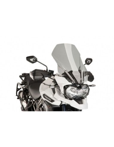 Puig Touring Windshield for Triumph Tiger 1200 Explorer XRT 16-17 Light Smoke