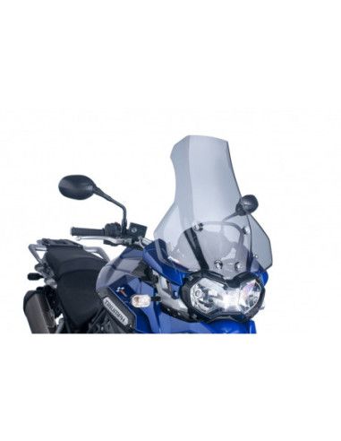 Puig Touring Windshield for Triumph Tiger 1200-Explorer XC 13-15 Light Smoke