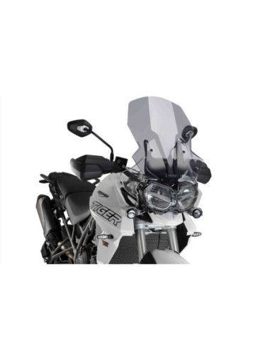 Puig Touring-Windschutzscheibe fur Triumph Tiger 800 XCA 18-19, hellgrau