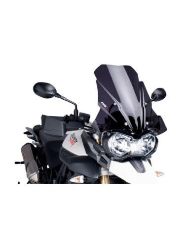 Puig Touring-Windschutzscheibe fur Triumph Tiger XRT 2017, Dunkelgrau