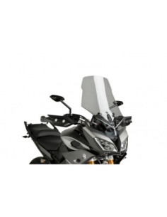 Puig Touring Windshield for Yamaha MT-09 Tracer 2017 Light Smoke