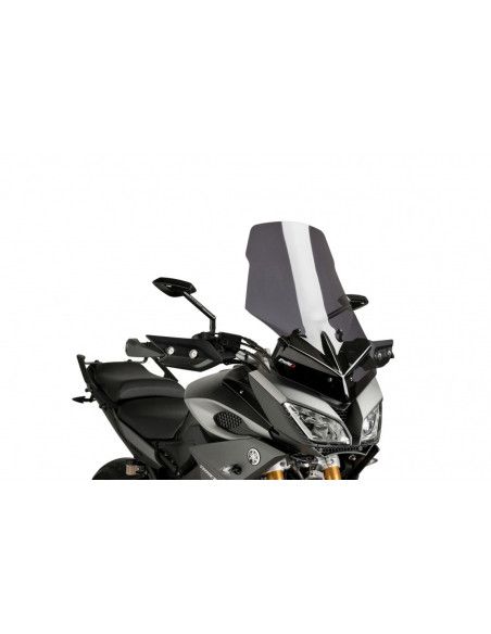 Puig Touring Windshield for Yamaha MT-09 Tracer 2017 Dark Smoke