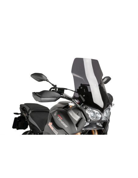 Puig Touring Windshield for Yamaha XT1200Z Super Tenere 17-20 Dark Smoke
