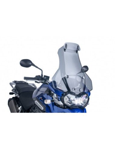 puig cupolino touring -visiera per triumph tiger 1200-explorer xc 13-15 fume chiaro