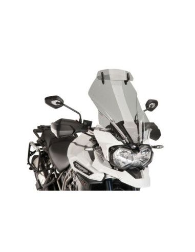 Puig Touring Windshield - Visor for Triumph Tiger Explorer XR 16-17 Light Smoke