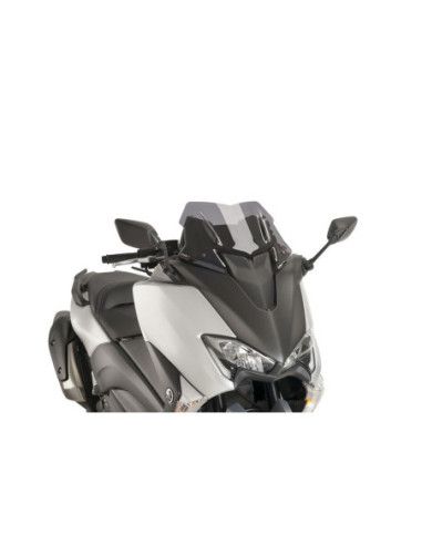 Puig V-Tech Line Sport Windshield for Yamaha T-Max 530 RH 17-19 Light Smoke
