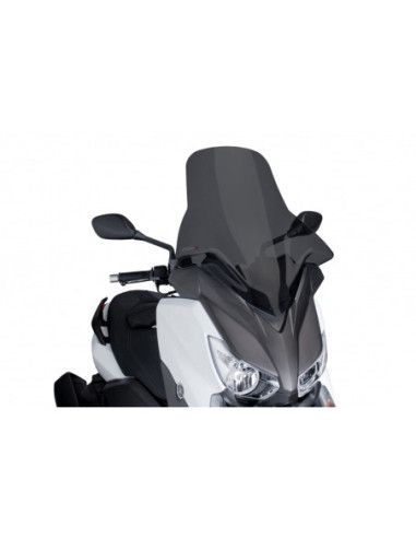 Puig V-Tech Line Touring-Windschutzscheibe fur Yamaha X-Max 125 2017, Dunkelgrau