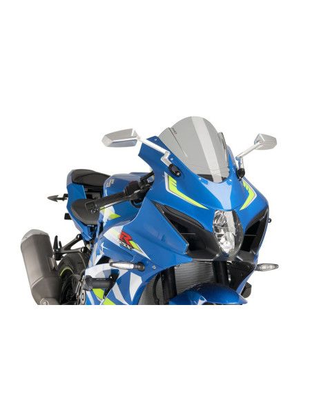 Puig Z-Racing Windschutzscheibe fur Suzuki GSX-R1000 R 17-21, hellgrau