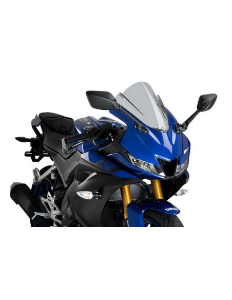 Puig Z-Racing Windschutzscheibe fur Yamaha YZF-R125 21-22 Hellgrau