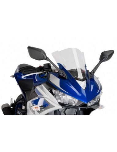 Puig Z-Racing Windshield for Yamaha YZF-R3 17-18 Clear
