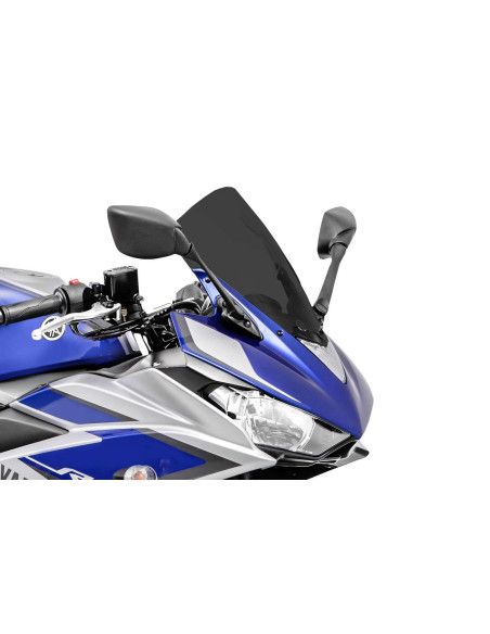 racingbike racing hp fairing for yamaha yzf-r3 17-18 dark smoke