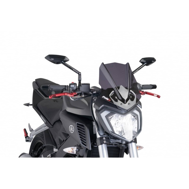 PUIG NAKED SCREEN NG SPORT YAMAHA MT-125 15-19 DARK SMOKE