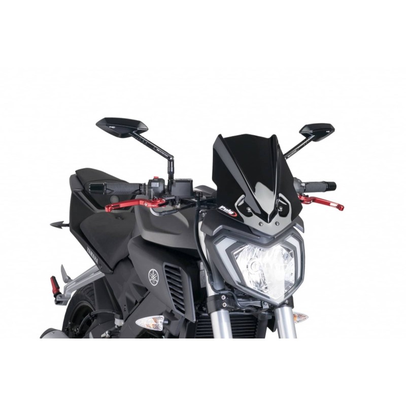 PUIG NAKED SCREEN NG SPORT YAMAHA MT-125 15-19 SCHWARZ