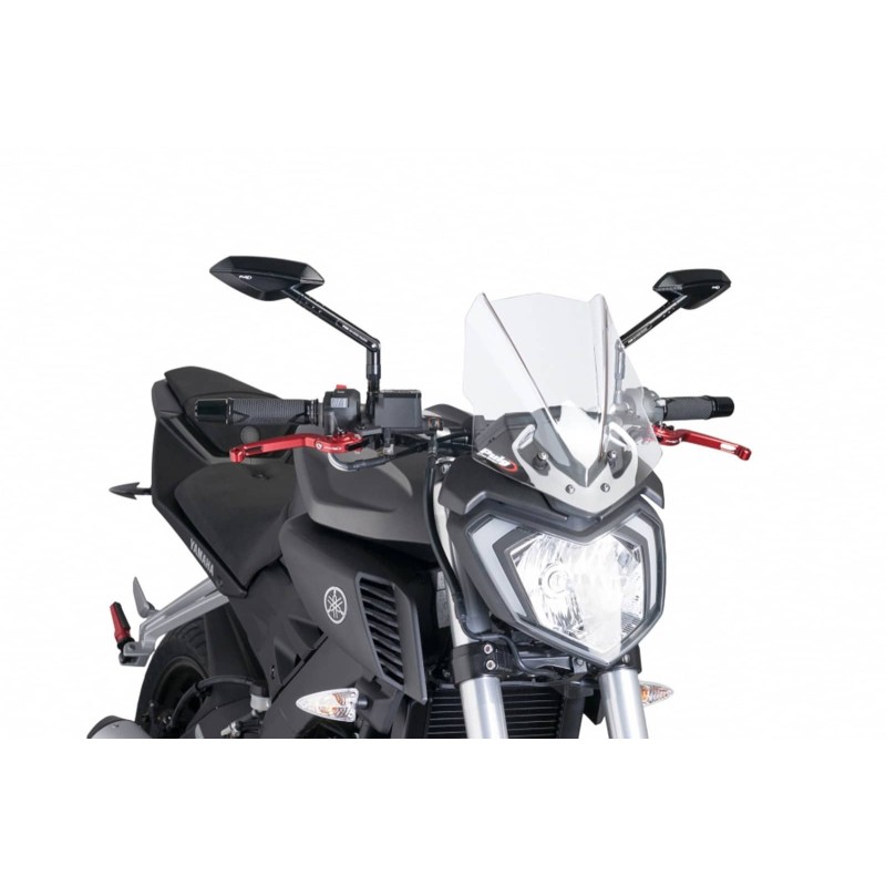 PUIG PARE - BRISE NAKED N.G. SPORT YAMAHA MT-125 15-19 TRANSPARENT