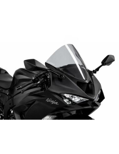 Pare-brise Racing HP Racing pour Kawasaki ZX-6R Ninja 24-26 pouces, finition fumEe claire | Racingbike