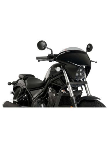 Puig Batwing SML Sport Windschutzscheibe fur Honda CMX500 SE Rebel 2025, Hellgrau-21065H