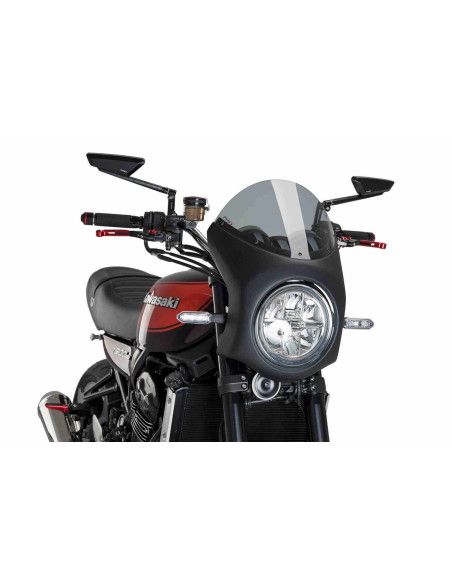 Puig Halbverkleidung fur Kawasaki Z900 RS SE 2026, hellgrau-schwarz