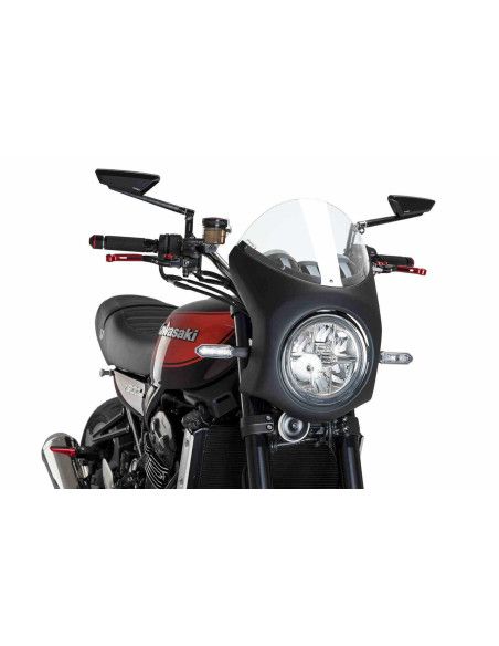 Puig semi-fairing for Kawasaki Z900RS 2026 clear-black