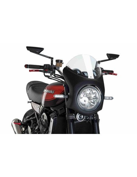 puig cupolino semicarenato per kawasaki z900 rs se 2026 trasparente-carbon