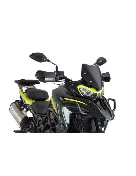 Pare-brise Puig Sport pour Benelli TRK 702 x 25-26 Noir mat