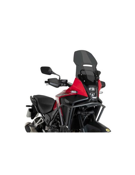 Parabrisas Puig Touring para Honda NX 500 Eclutch 2026, color ahumado oscuro.
