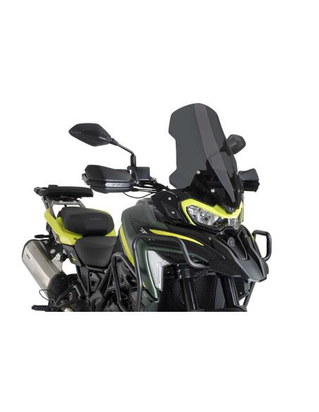 Pare-brise Puig Touring pour Benelli TRK 702 23-24, teinte fumee foncee