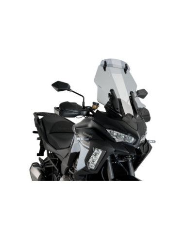 Puig Touring Windschutzscheibe-Visier fur Kawasaki Versys 1100 S 2025, Hellgrau