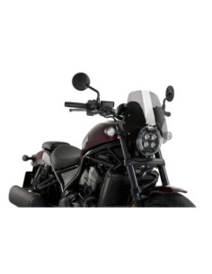 Puig naked ng sport fairing for Honda CMX1100 DCT Rebel 25-26 light smoke