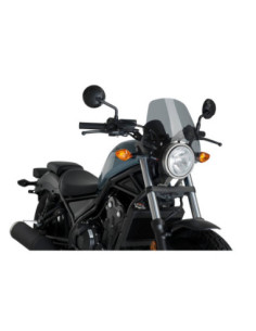 Puig Naked NG Sportscheibe fur Honda CMX500 SE Rebel 2025, hellgrau