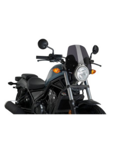 Puig Naked NG Sportscheibe fur Honda CMX500 SE Rebel 2025, dunkelgrau