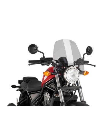 Pantalla Puig Naked NG Touring para Honda CMX500 SE Rebel 2025, color humo claro