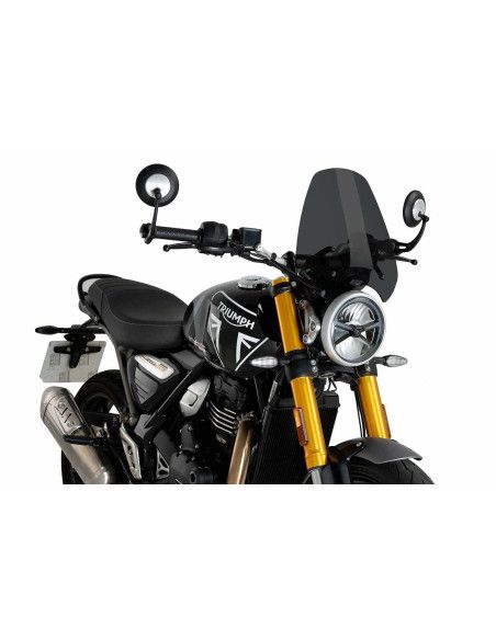 puig naked ng sport screen for triumph scrambler 400 xc 25-26 dark smoke
