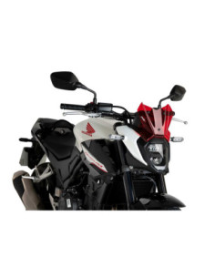 Carenado deportivo Puig naked ng para Honda CB500 Hornet eclutch 2026 rojo