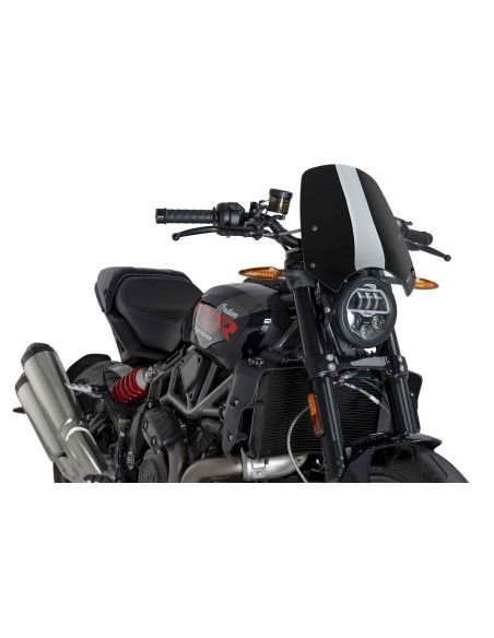 puig naked ng sport screen for indian ftr1200 rally 19-22 black