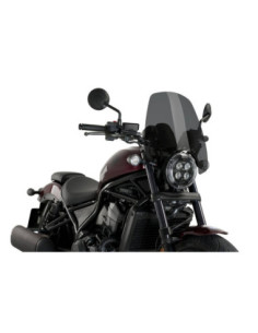 Puig Naked NG Touring Screen fur Honda CMX1100 DCT Rebel 25-26, dunkelgrau