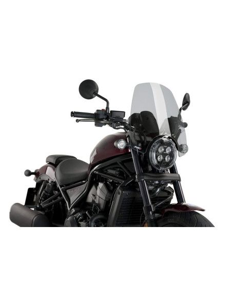 puig naked ng touring screen for honda cmx1100 rebel 25-26 light smoke