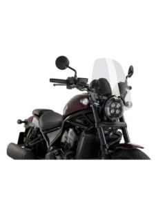 Carenado Puig naked ng touring para Honda CMX1100 Rebel 25-26 transparente