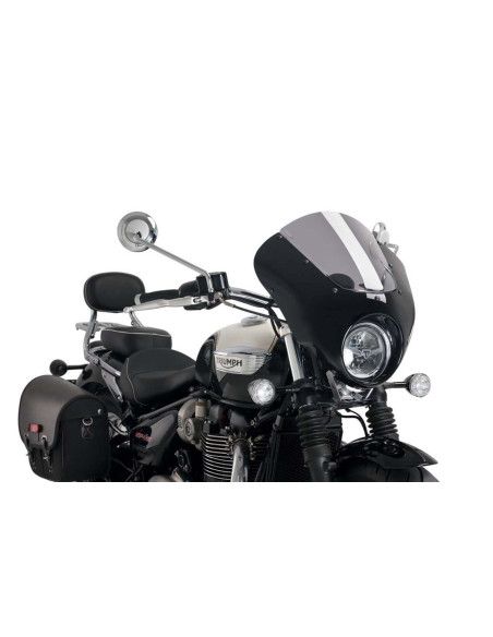Puig semi-fairing dark night for Triumph Bonneville Speedmaster 25-26 light smoke