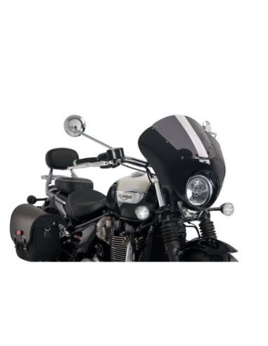 Puig semi-fairing dark night for Triumph Bonneville Speedmaster 25-26 dark smoke