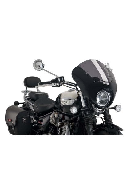 Puig semi-fairing dark night for Triumph Bonneville Speedmaster 25-26 dark smoke